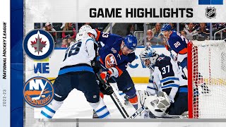 Jets @ Islanders 2/22 | NHL Highlights 2023