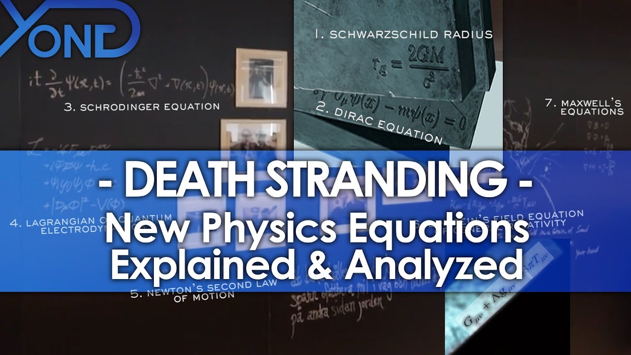 Death Stranding New Physics Equations エマ ストーンも 小島監督最新作 Death Stranding 発売前情報 Naver まとめ