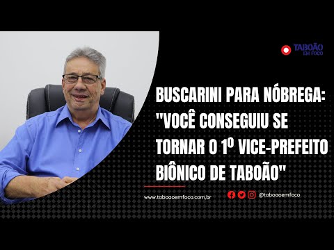 Buscarini: "Eduardo Nóbrega você não tem mandato" Buscarini: "Eduardo Nóbrega você não tem mandato"