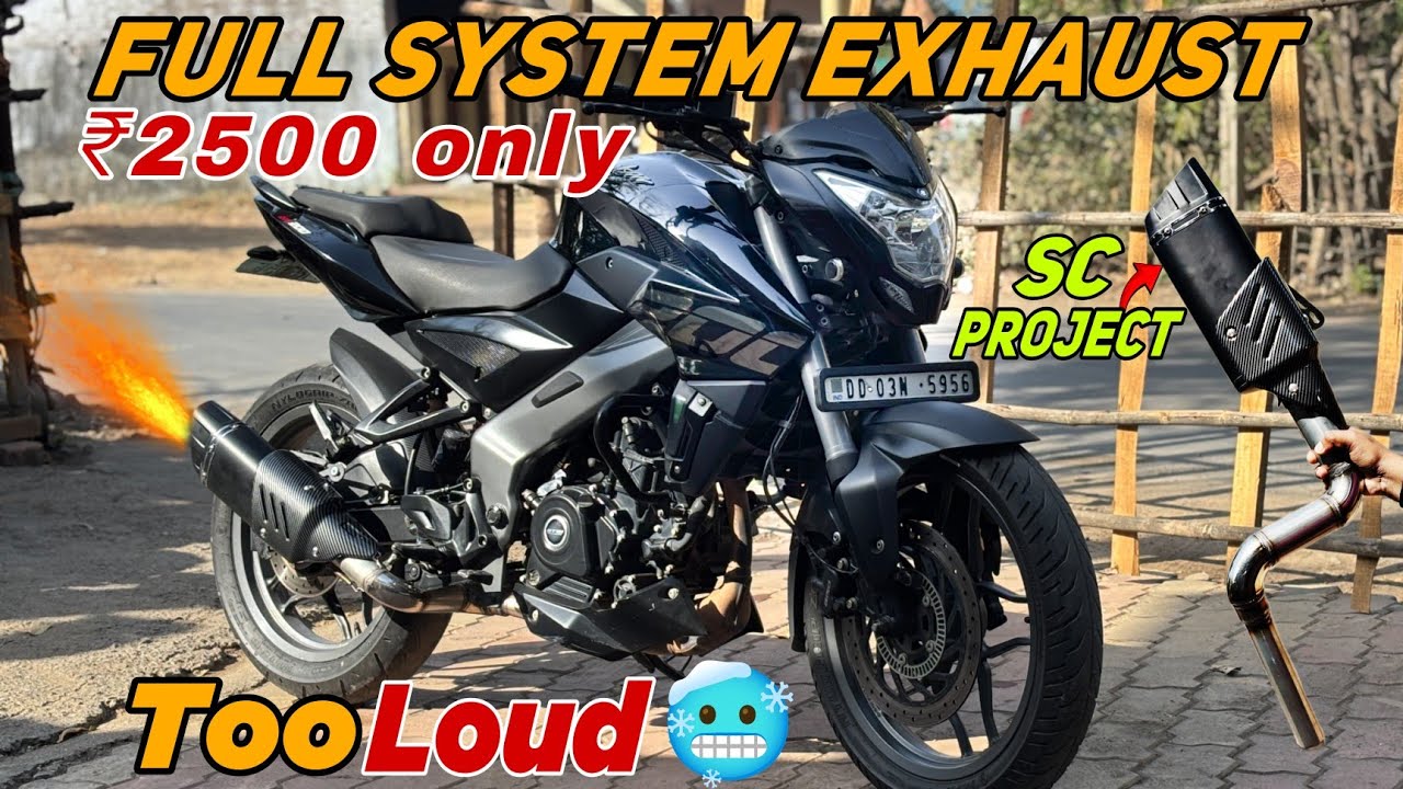 Ns200 exhaust modification | The Loudest ns200 ever!