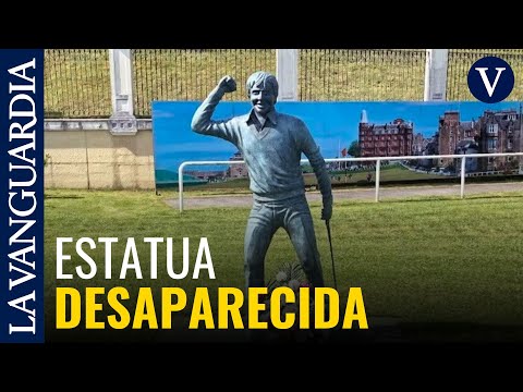 Desaparece la estatua en honor a Seve Ballesteros en su ciudad natal