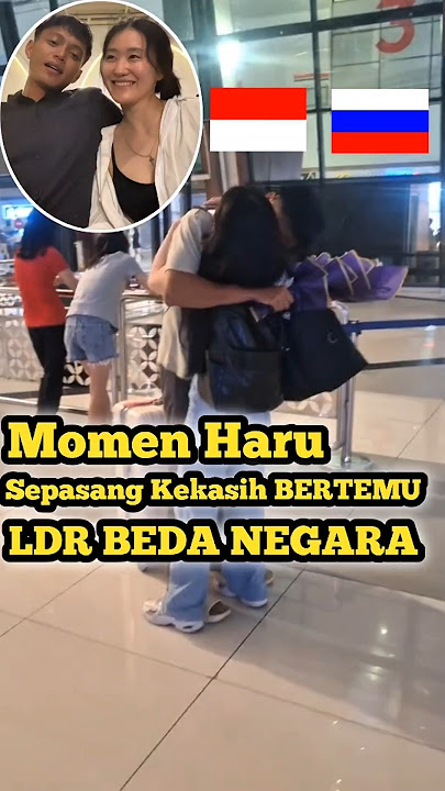 MOMEN HARU Sepasang Kekasih BERTEMU Setelah LDR BEDA NEGARA #shorts #lovestory #bulediindonesia