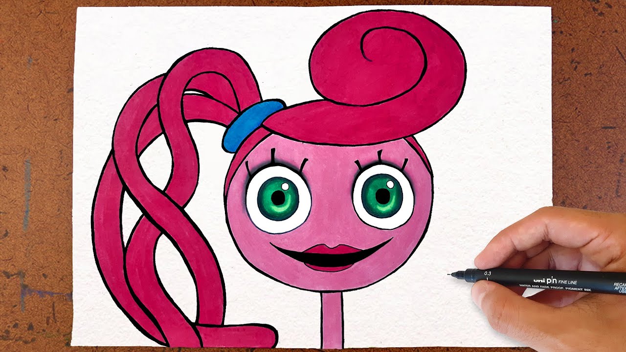 Desenho de Mommy Long Legs de Poppy Playtime para colorir