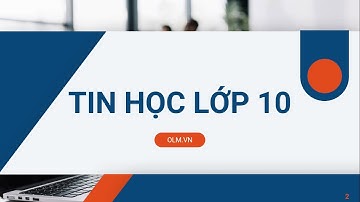 Biến và lệnh gán - Tin học lớp 10 - OLM.VN