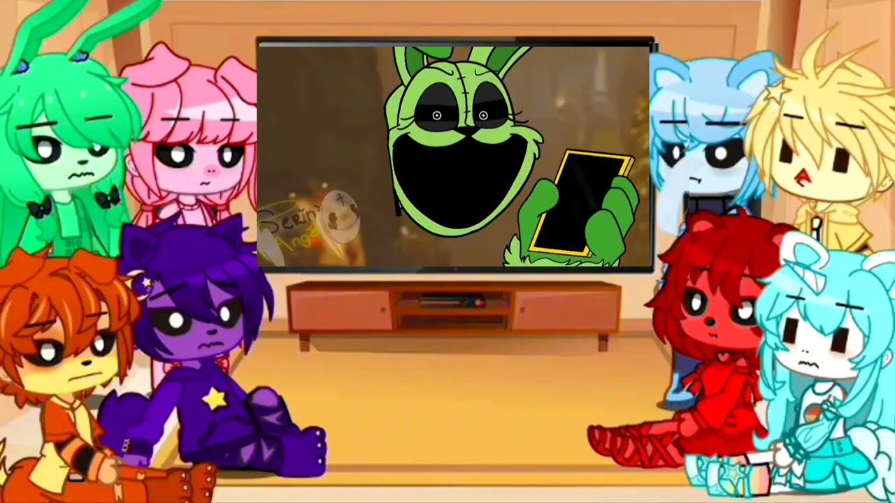 Smiling Critters Poppy Playtime Chapter 3 React to Memes and Tiktok | Gacha Club #44