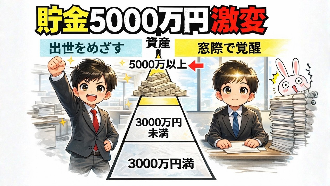 【格差の正体】5000万円持っている人だけが見える世界。貯金ゼロとは何が違うのか？|資産を守る経済の話