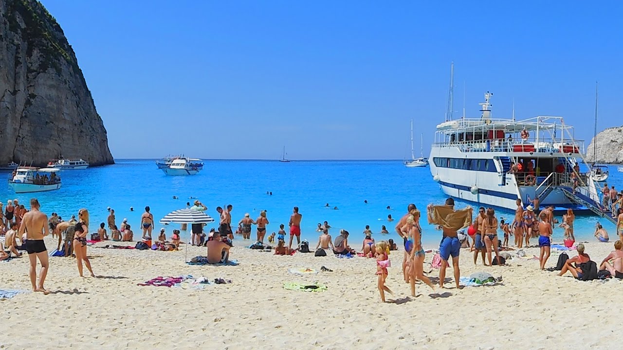 Navagio Beach (Shipwreck) - Zante, Greece - Timelapse in 4k - YouTube