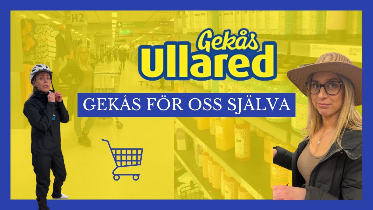 Tar fel vagn på Gekås Ullared...