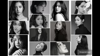 Black and White Photo Poses for Girls// Korea  Actress Inspired Black & White Photo Poses