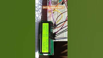 DHT11 sensor part 2 with Raspberry pi microprocessor #raspberrypi #thonny #microprocessor #dht11