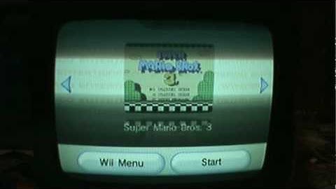 my wii channels and VC games