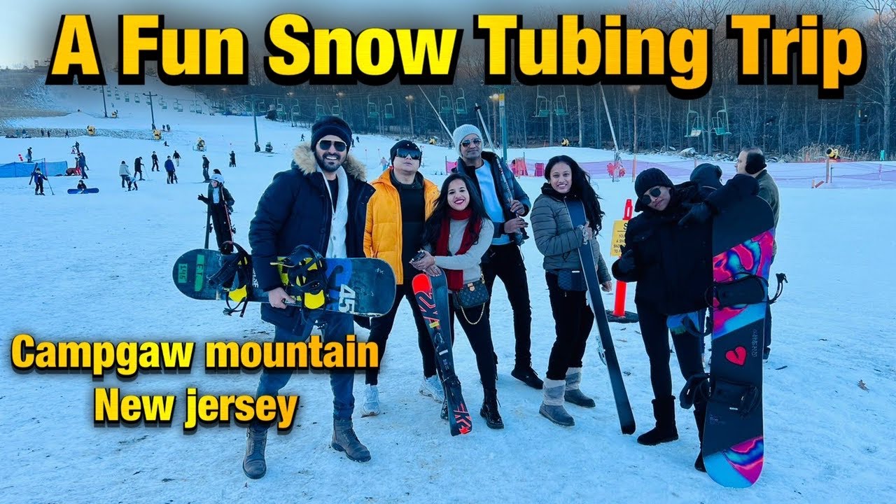A Fun Snow Tubing Trip Campgaw Mountain New Jersey YouTube