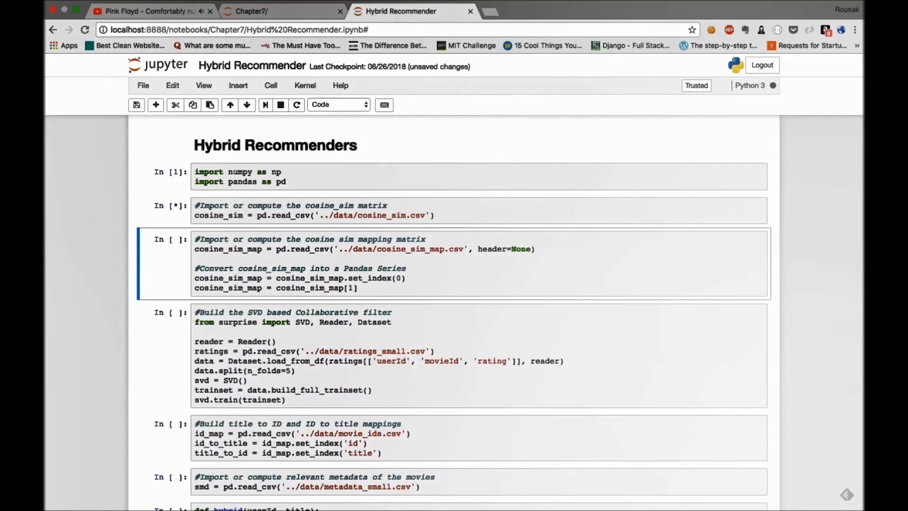 Hands-on Recommendation Systems with Python | 7. Hybrid Recommenders ...