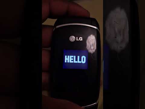 LG LX165 - on/off (Virgin Mobile USA) #LG #phone #nostalgia #throwback #fyp