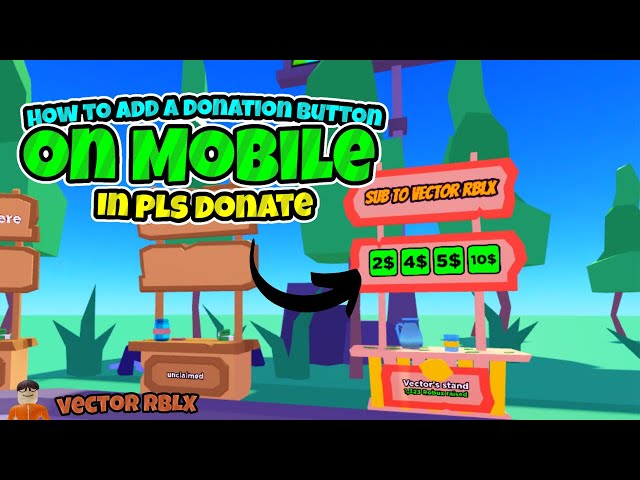 How to Play Pls Donate on Roblox Mobile - iPhone & Android - Setup Pls  Donate Stand - 2023 - iPhone Wired