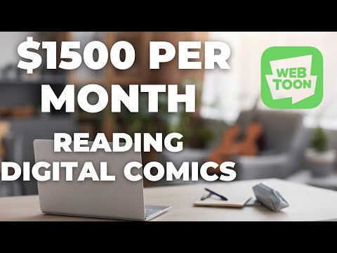 Make $1500/Month Reading Digital Comics - Remote Work - No Phone - No Degree