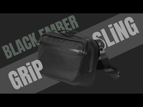 美品】BLACK Ember GRIP SLING Slate Blue Black Ember GRIP