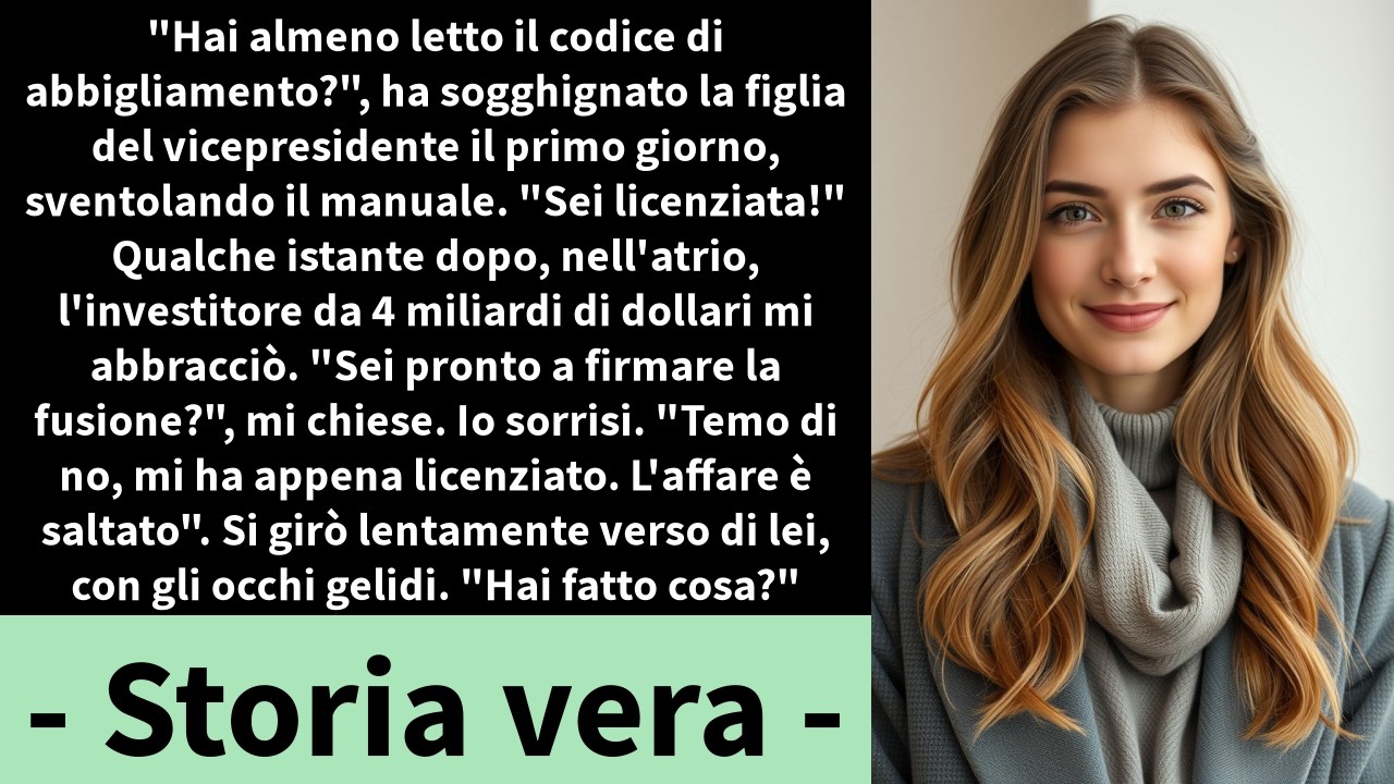 Mi stava fissando dal fondo della sala riunioni, mentre il contratto da otto miliardi giaceva a pezzi ai suoi piedi. Solo un’ora prima, la ragazza che avevo formato personalmente mi aveva...