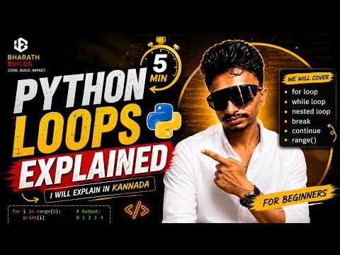 Python Loops Explained in 5 Minutes 🔥