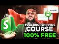 FREE Shopify Dropshipping Course | COMPLETE A-Z BLUEPRINT 2024