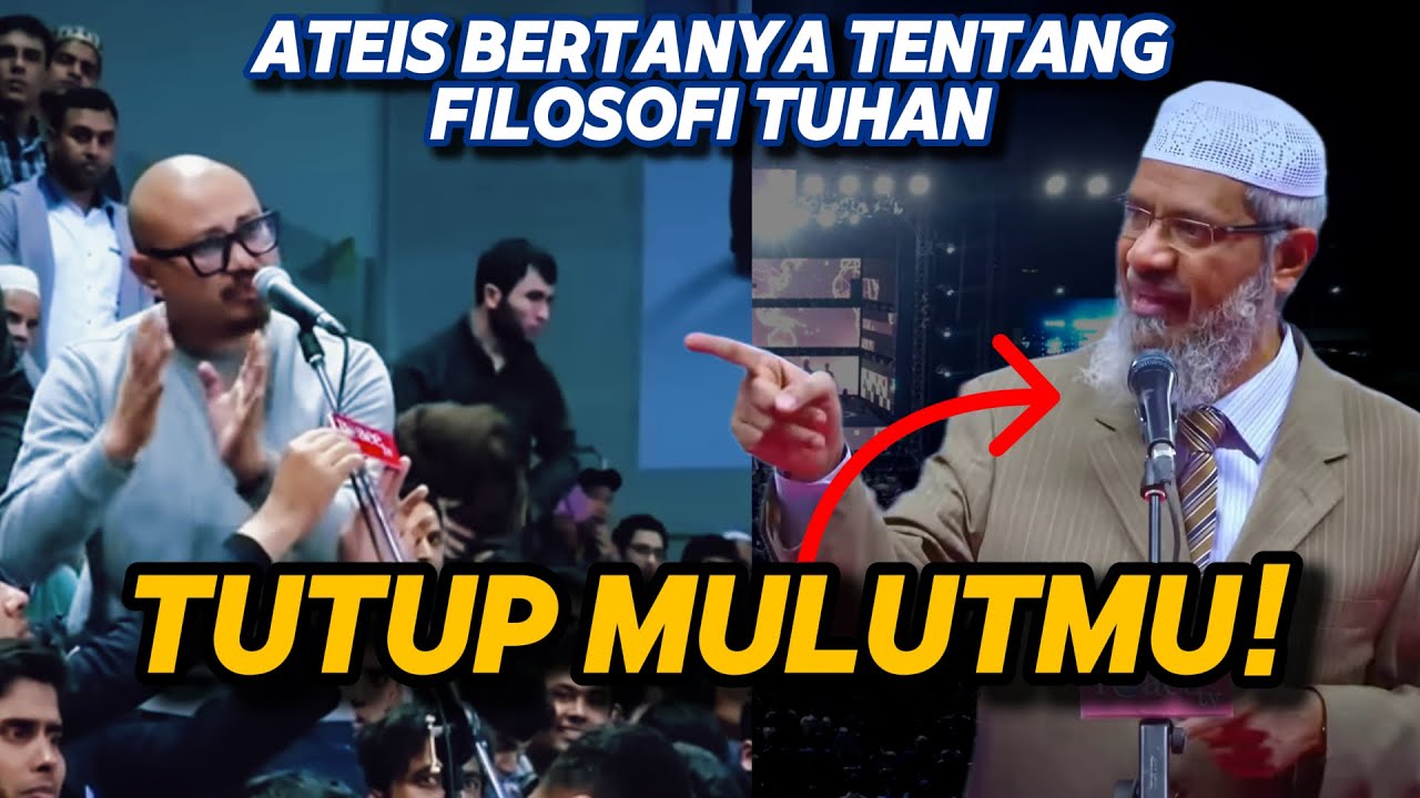 PANAS🔥 Dr. ZAKIR NAIK MARAHI PROF. ATEIS