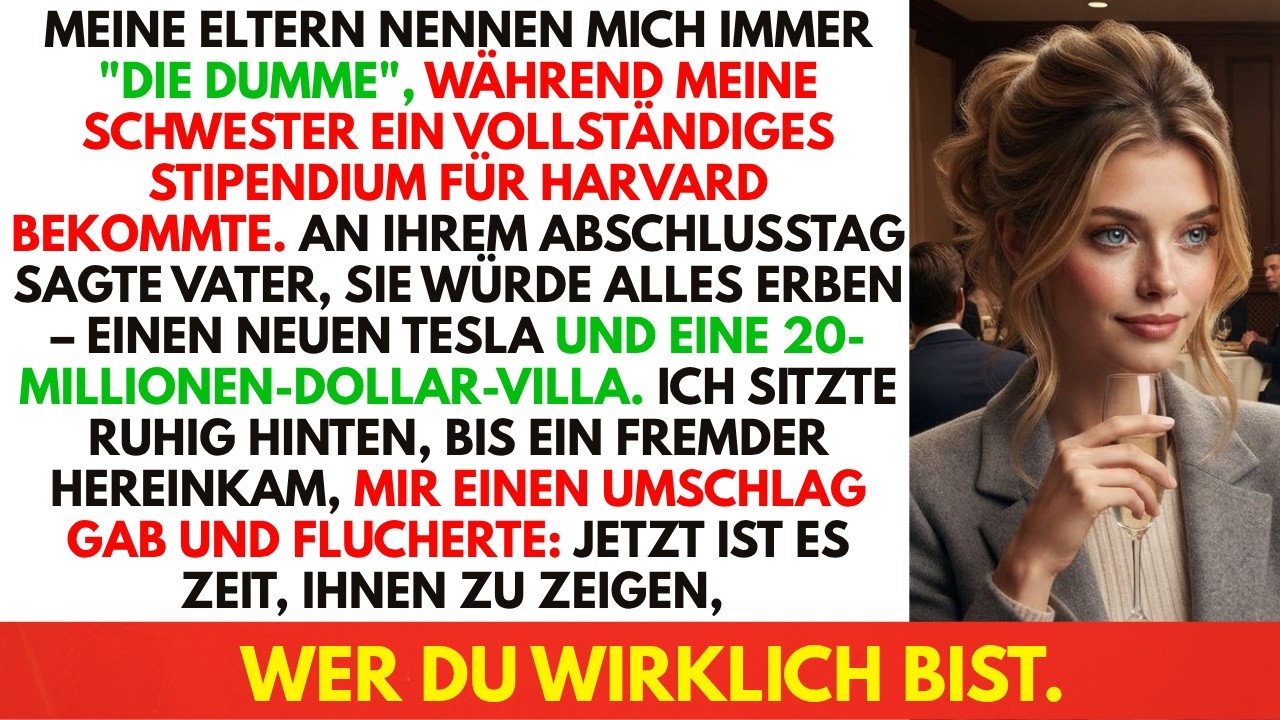 Mein Vater nannte mich vor all seinen reichen Freunden „zu dumm, um mit Geld umzugehen“ – und schenkte meiner Schwester ein 20-Millionen-Anwesen. Er wusste nicht, dass ich heimlich die Schulden...