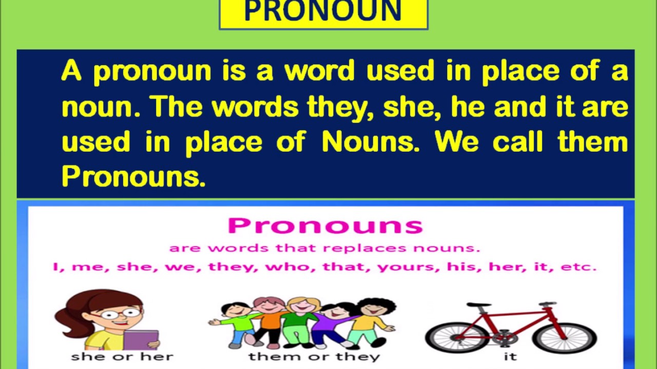 What Is Pronoun Know It Info