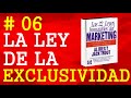 Ley #6  😊 LA LEY DE LA EXCLUSIVIDAD |  Las 22 Leyes Inmutables del MARKETING | Al Ries y Jack Trout