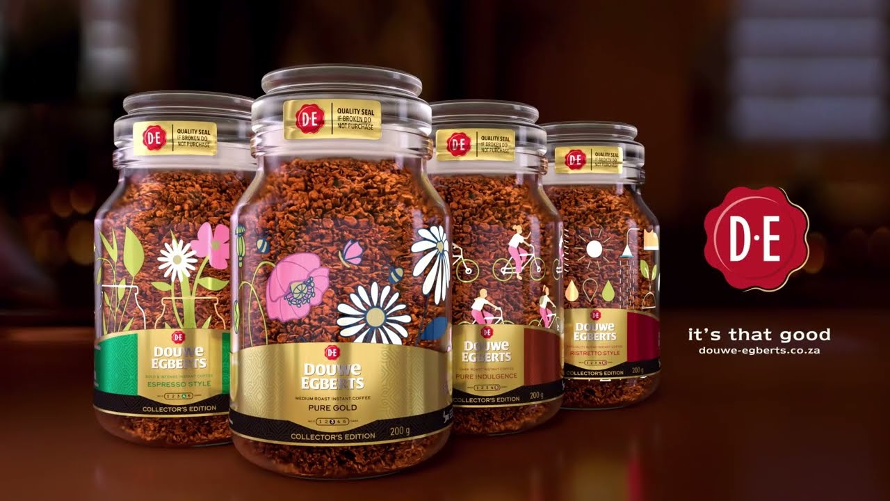 Matrix Resultaat gesmolten Douwe Egberts Special Edition Decorative Jars Range - YouTube