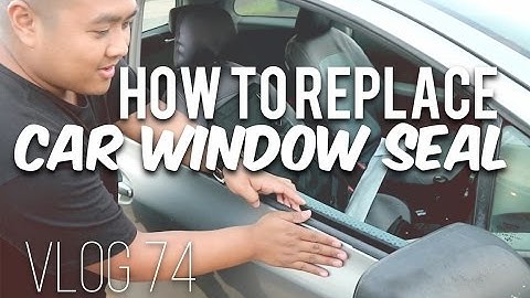 HOW TO REPLACE YOUR CAR WINDOW SEAL - 2007 TOYOTA YARIS