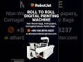ROLL TO ROLL SINGLEPASS PRINTER WORK
