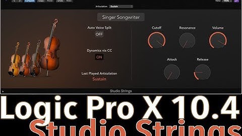 Logic Pro X 10 4 Studio Strings