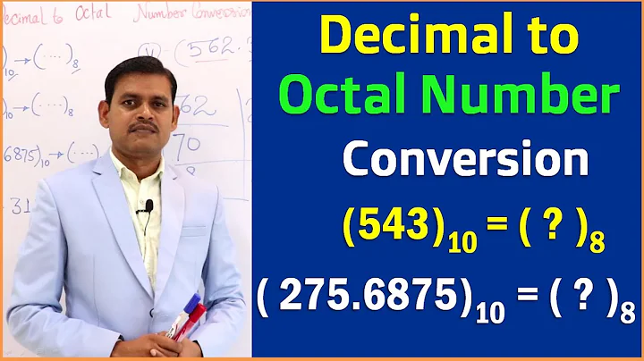 Convierte números decimales a octales de forma fácil