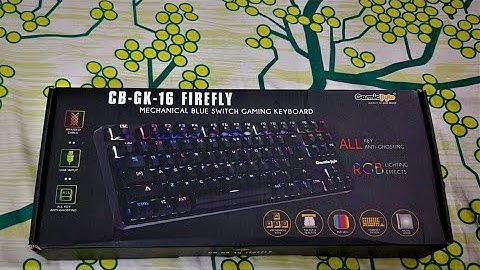 CosmicByte GK-16 Firefly Full RGB Mechanical Keyboard (Blue Switches) English