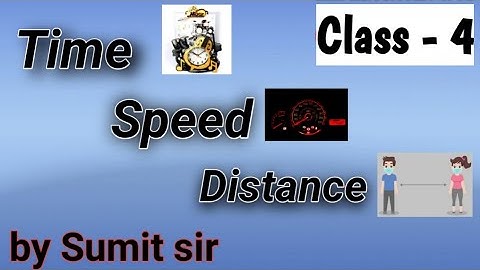 Time speed and distance class 4 / Maths by Sumit sir / Success Hub Academy