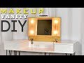 Oak Makeup Vanity Table