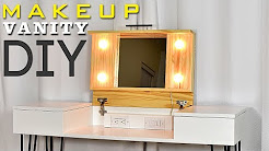DIY MAKEUP VANITY DESK | With Storage (Plans Available)