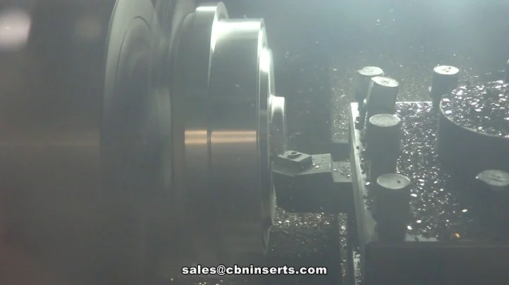 Solid CBN Insert Brake Drum Turning 02