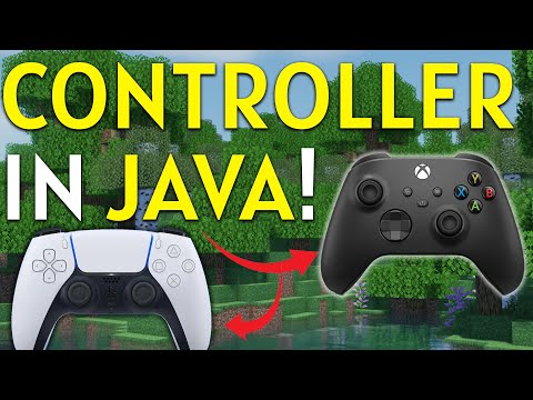 I use a controller to play Minecraft Java Edition and I think it's a really  good setup for one of my first survival worlds I have gotten far in on  Java. 