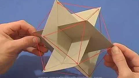 How to make an icosahedron with golden ratio cross-sections.