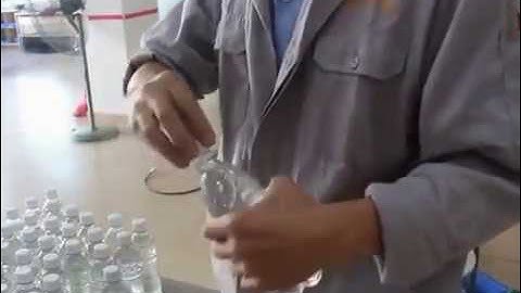 cap elevator operating instructions for pick and place PET bottle screw capper