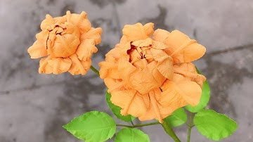 ABC TV | How To Make Rose Paper Flower With Shape Punch #4 - Craft Tutorial