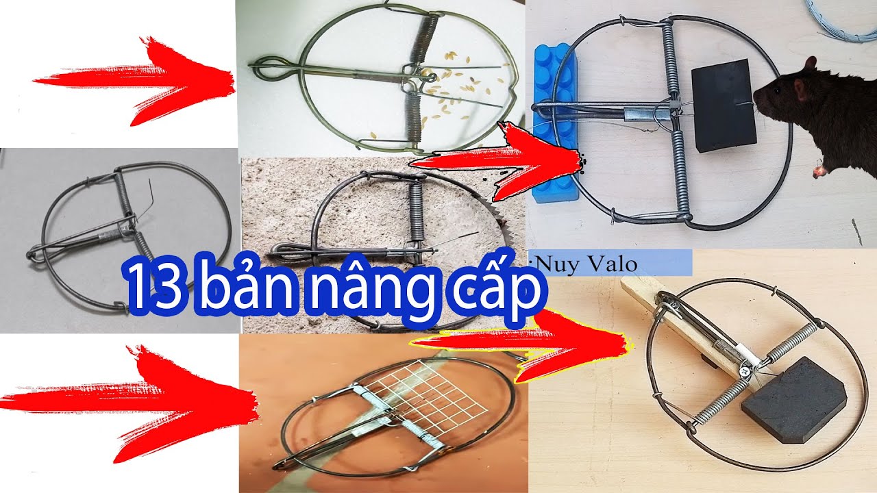 Коллекция СУПЕР ОГРОМНЫХ ВЕРСИЙ мышеловок в форме полумесяца || Nuy Valo