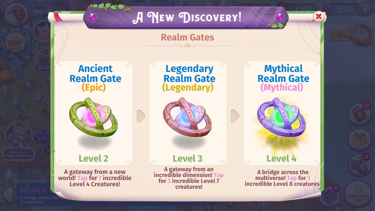 Merge Magic! Mythical Realm Gate Discovered 🪄