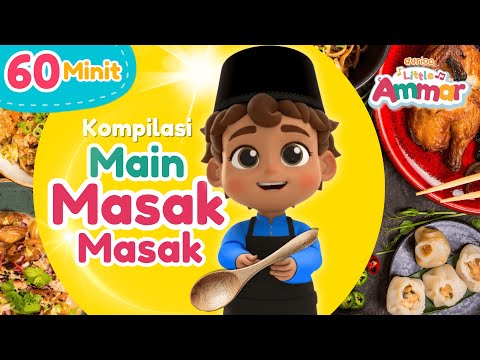KOMPILASI JOM MASAK bersama LITTLE AMMAR | Dari Pengasas Omar & Hana | Durioo+ Resepi Kasih Sayang