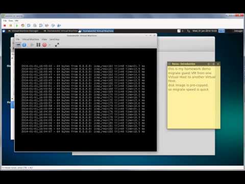 homeworkDemo KVM VMmigrate