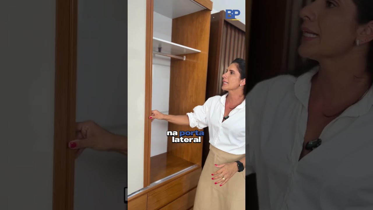 Guarda-Roupa Casal ECO 07 Com Espelho 100% MDF 3 Portas 9 Gavetas Bom Pastor 