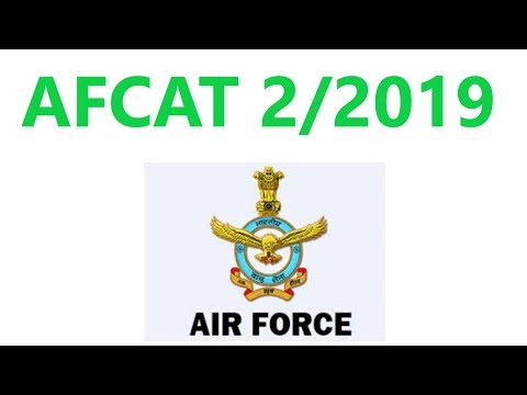 AFCAT 2/2019 - Indian Air Force Recruitment | Apply Online for AFCAT 2/2019