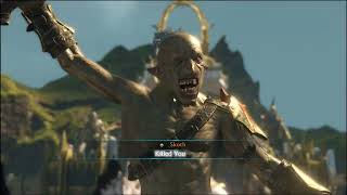 He Had To Use His Own Arm, I Guess - Shadow Of War