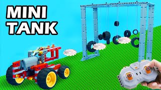 Building Automatic Mini Tank Gun Machine - Lego Technic